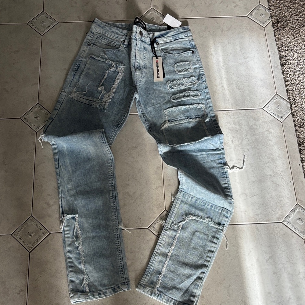Trendy Distressed Denim Jeans for Men